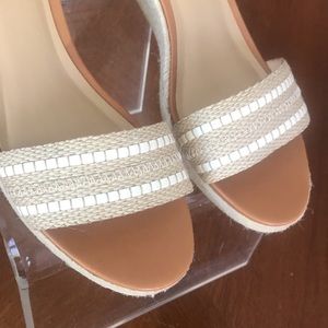 Talbots espadrilles jute 9.5M like-new